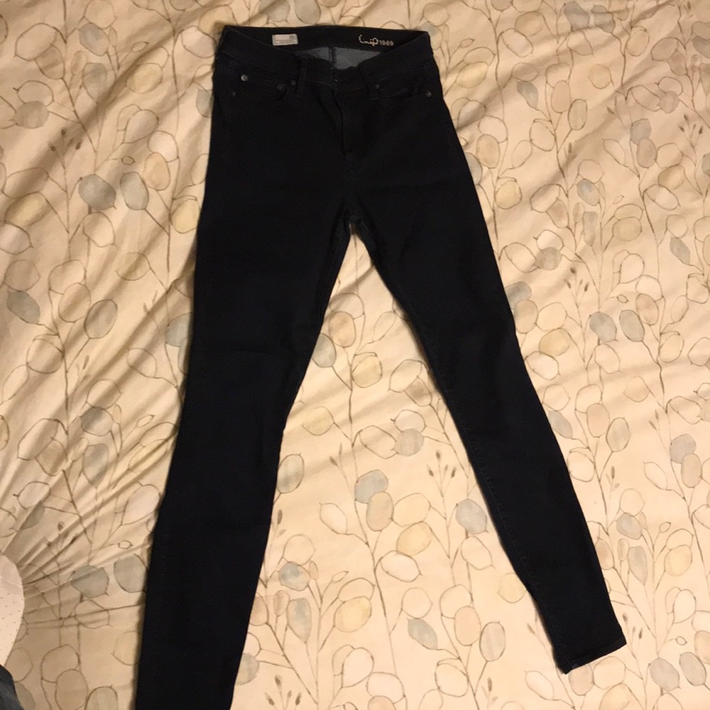 GAP true skinny jeans, mid rise size 30Tall